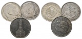 Drittes Reich, 5 Reichsmark (3 Münzen)
