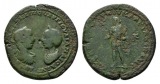 Antike, Rom, Antonius Elagabalus + Julia Maesa, Bronzemünze 1...