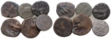 Antike, 6 Bronzemünzen