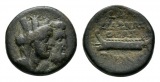 Antike, Stadt Sidon; Bronzemünze 8,92 g