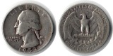 USA Quarter Dollar (Washington) 1953 D  FM-Frankfurt Feingewic...