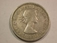 B20 Großbritannien 2 Shilling 1965 in f.ss  Originalbilder