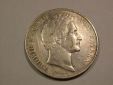 B48 Bayern  1 Gulden 1843 in ss+/ss-vz  Originalbilder