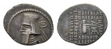 Antike; Griechenland PARTHER; Silbermünze 3,53 g