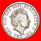 √ SCHILD: GROSSBRITANNIEN ★ 5 PENCE 2015 uSTG STEMPELGLANZ!