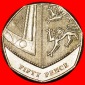 √ SCHILD: GROSSBRITANNIEN ★ 50 PENCE 2014 VZGL STEMPELGLANZ!