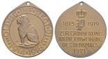 Oldenburg, Bronzemedaille, 1921; 14,70 g, Ø 32,72 mm