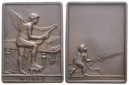 Bronzeplakette Music; 43,35 g, 38,16 x 50,41 mm