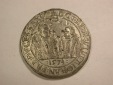 B24 Sachsen Taler 1574  Nachprägung um 1900 aus Zinn 23,96 Gr...