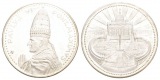 versilberte Medaille o.J.; 15,51 g; Ø 35 mm