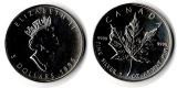 Kanada  5 Dollar (Maple Leaf) 1995  FM-Frankfurt Feingewicht: ...