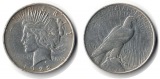 USA  1 Dollar (Peace Dollar) 1922  FM-Frankfurt Feingewicht: 2...