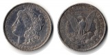 USA  1 Dollar (Morgan Dollar)  1897  FM-Frankfurt: Feingewicht...