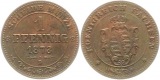 8935 Sachsen 1 Pfennig 1873