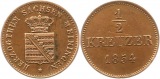 9049 Sachsen Meiningen 1/2 Kreuzer 1854