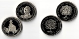 Deutschland    2x Medaille     FM-Frankfurt   Gewicht 11,9g   ...
