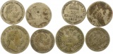 9121 RDR Österreich Lot von 4 Silbermünzen