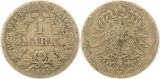 9142 Kaiserreich  1 Mark  1881 F