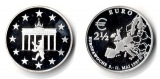 Medaille Europawoche Berlin 1997 2 1/2 Euro    FM-Frankfurt  PP