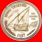 √ SCHIFF: PORTUGAL ★ 100 ESCUDOS 1446 1987 STEMPELGLANZ!