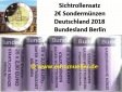 5 Rollen...2 Euro Sondermünze 2018...Berlin