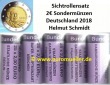 5 Rollen...2 Euro Sondermünze 2018...Schmidt