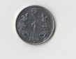1 Rupee Indien 2015 mit Punkt unter der Jahreszahl   (K865)