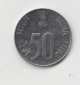 50 Paise Indien 1999 mit Punkt unter der Jahrezahl   (K947)