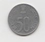 50 Paise Indien 2001 mit Raute unter der Jahreszahl  (K948)