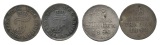 Mecklenburg, 2 Kleinmünzen (1860/1852)