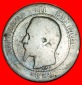 √ NAPOLEON III (1852-1870): FRANKREICH ★ 10 CENTIMES 1854A!