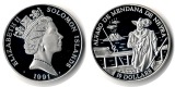 Solomon Island 10 Dollar (Alvaro de Mendana Neyra) 1991  FM-Fr...
