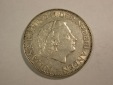 B27 Niederlande 2,5 Gulden 1959 in vz/vz+  Originalbilder