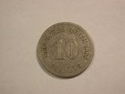 C01 KR 10 Pfennig 1888 J in f.schön  Orginalbilder