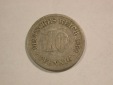C01 KR 10 Pfennig 1892 F in s-ss  Orginalbilder