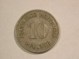 C01 KR 10 Pfennig 1896 E in f.ss  Orginalbilder