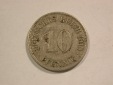 C01 KR 10 Pfennig  1910 E in f.ss  Orginalbilder