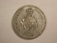 C02 Sachsen 1/6 Taler 1865 B in ss+ Orginalbilder