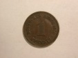 C02 KR 1 Pfennig 1903 F in ss+ Orginalbilder