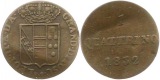 9524 Italien Toskana 1 Quattrino 1832 gewellt