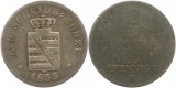 9526 Sachsen 2 Neugroschen 1855