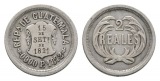 Guatemala, 2 Real 1872