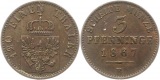 9562 Preussen 3 Pfennig 1867 B