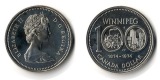 Kanada  1 Dollar  1974 FM-Frankfurt Feingewicht: 11,66g Silber...