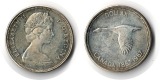 Kanada  1 Dollar 1967 FM-Frankfurt Feingewicht: 18,66g Silber ...