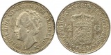 9665 Niederlande 1/2 Gulden Silber 1929