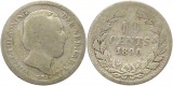 9680 Niederlande 10 Cent Silber 1890