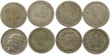9682 Niederlande 10 Cent Silber Lot 4 Stück