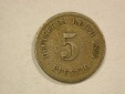 C04 KR  5 Pfennig 1895 G in ss   Originalbilder