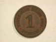 C04 KR  1 Pfennig  1896 E in ss/ss+  Originalbilder